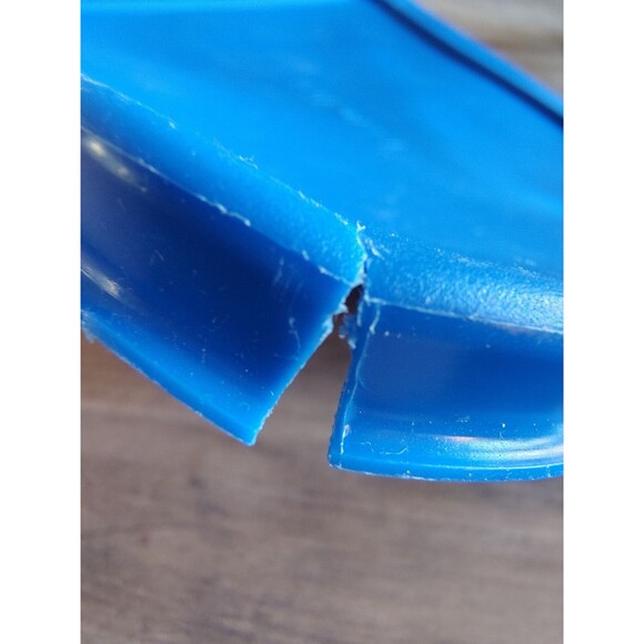 Anchor Hocking Glass Storage Container Rectangular 2.75 Quart With Blue Lid - Picture 6 of 8